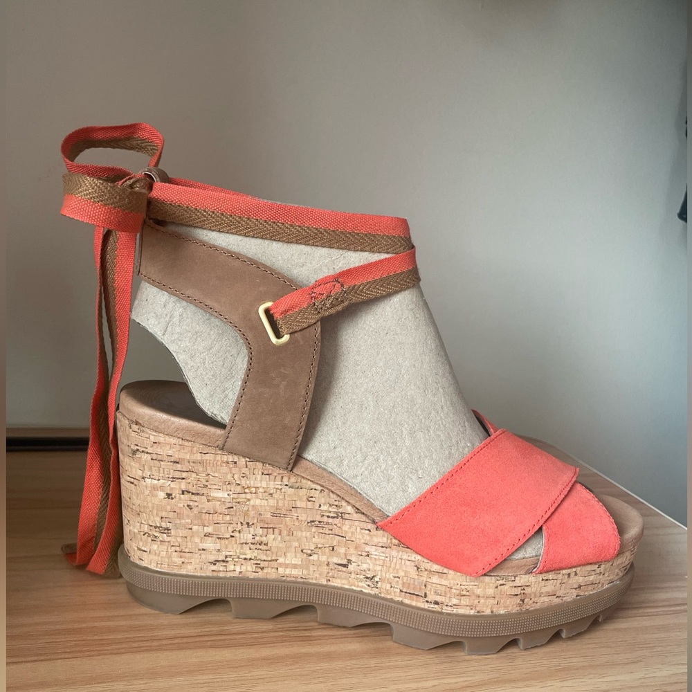 Sorel cork platform Sandals
